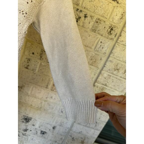 American Eagle Sweater-Cream-Size Small - Picture 6 of 8